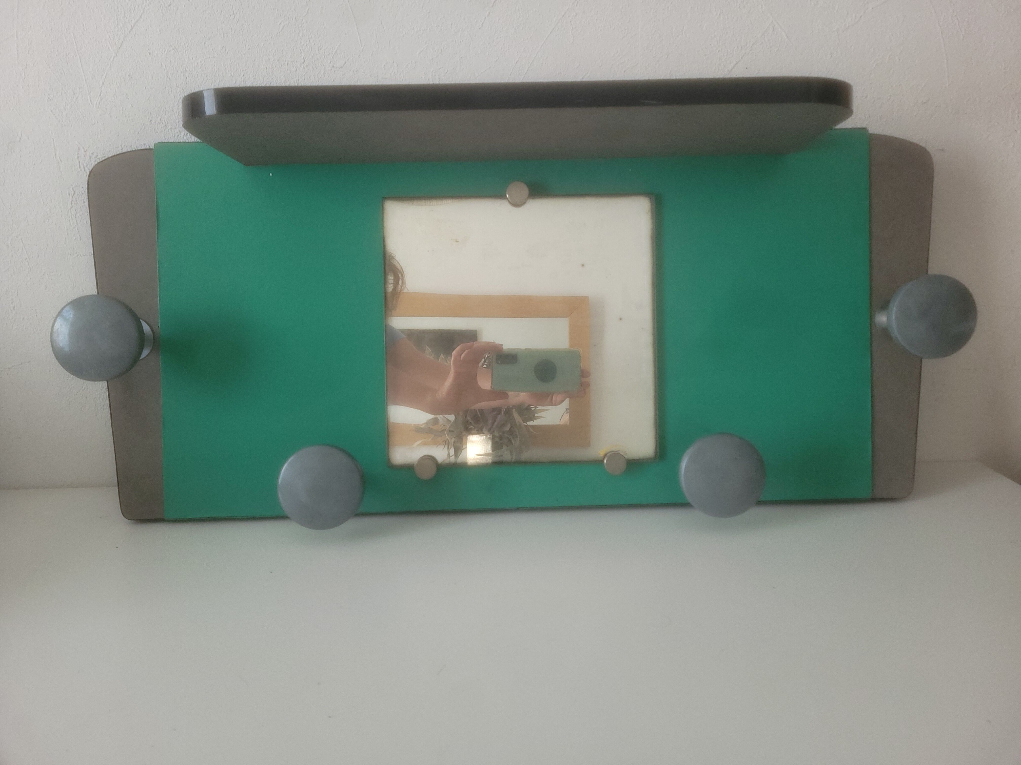 Vintage wall coat rack