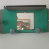 Vintage wall coat rack