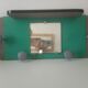 Vintage wall coat rack