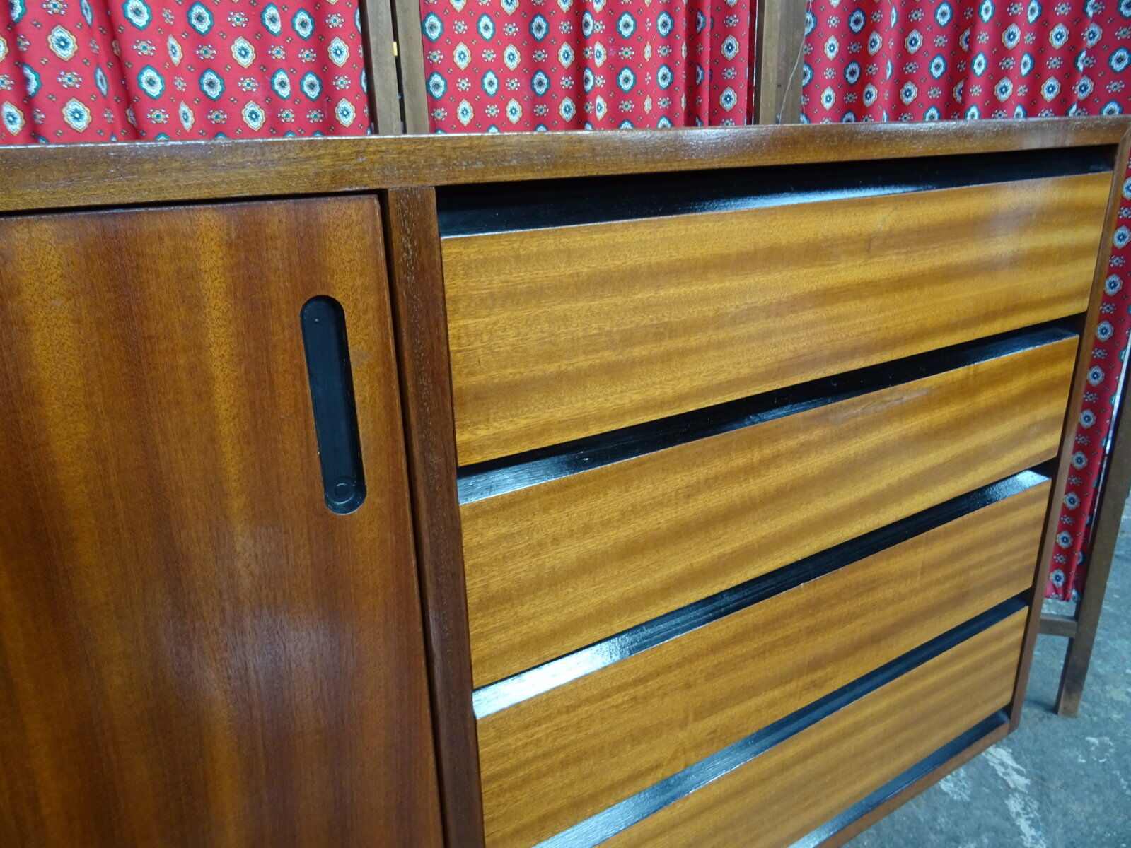 Scandinavian sideboard sliding doors