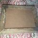 Antique patinated wood mirror