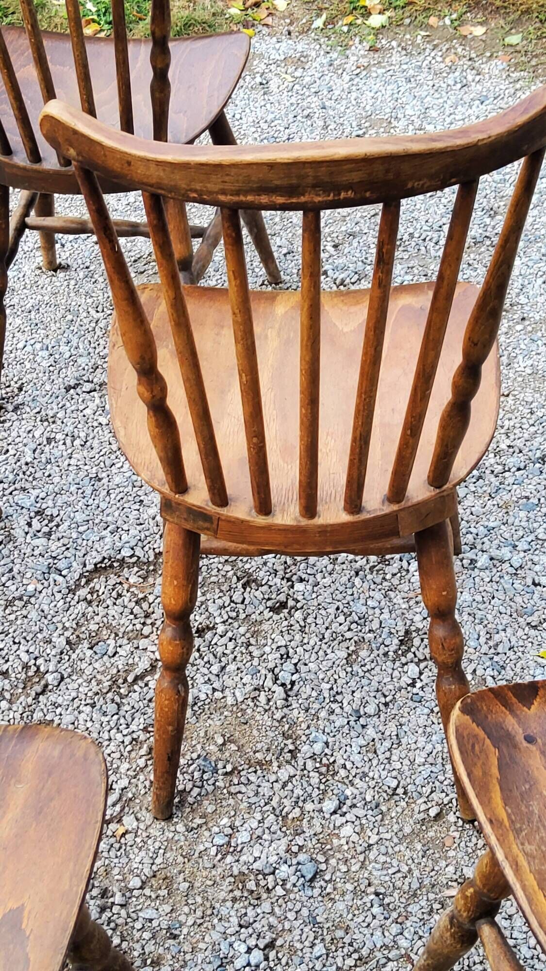 Set de 6 chaises de bistrot Baumann vintage des années 60
