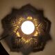 Masca style wall lamp in gilded metal