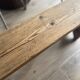 Wooden bench