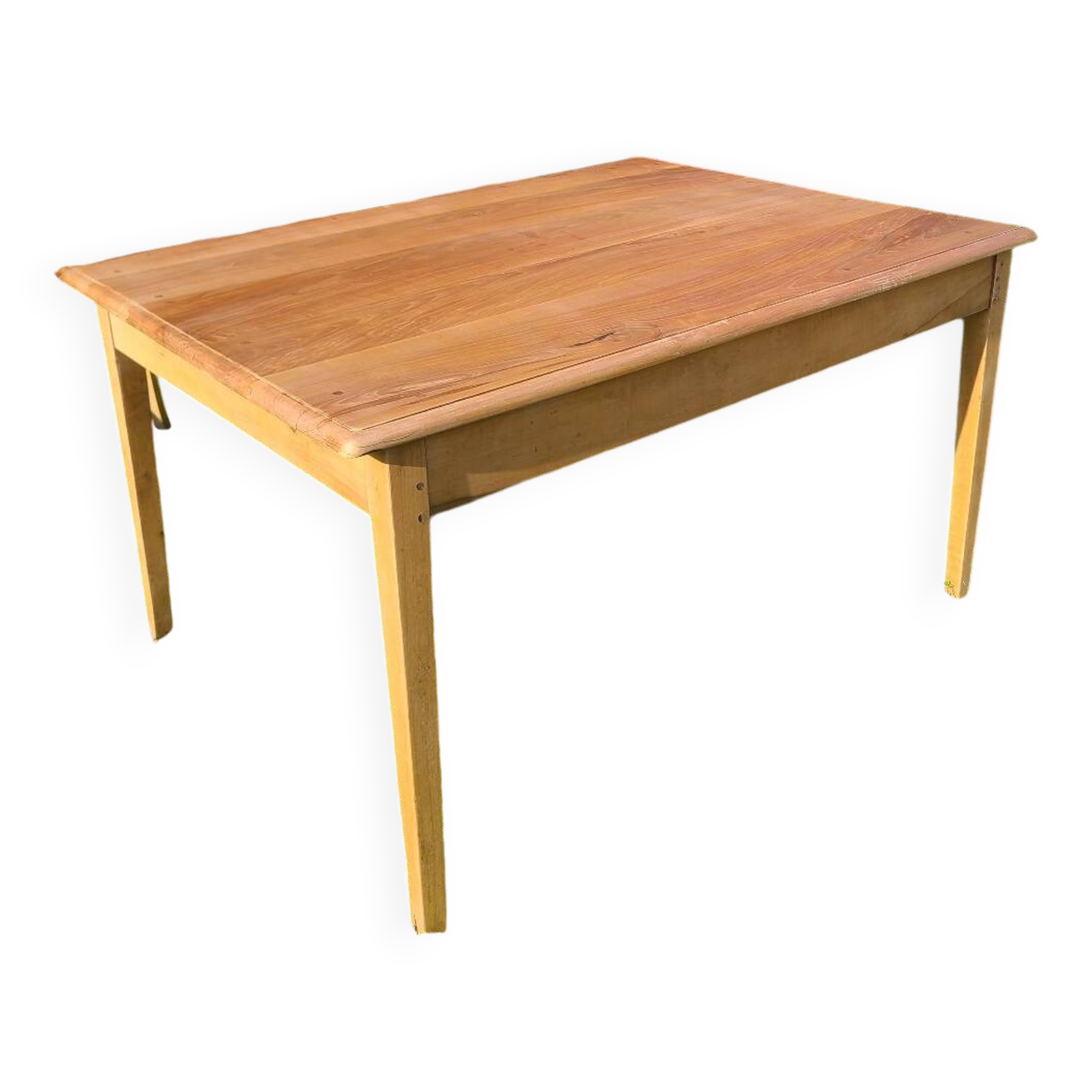 Cherry wood farmhouse table circa 1930