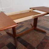 Table dining teak with extensions, Denmark 1960's
