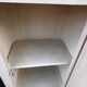 White 2-door bonnet cabinet