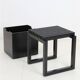 Black "Skagerak" / "Cutter" stool + box by Niels Hvass for Trip Trap / Fritz Hansen