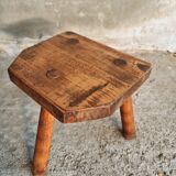 Brocante stool 3-legged plant table