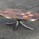 Jean Jaffeux Ceramic & Steel Coffee Table