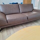 Roche Bobois chocolate sofa