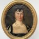 Oil on canvas "Bust of a Woman" 19th century