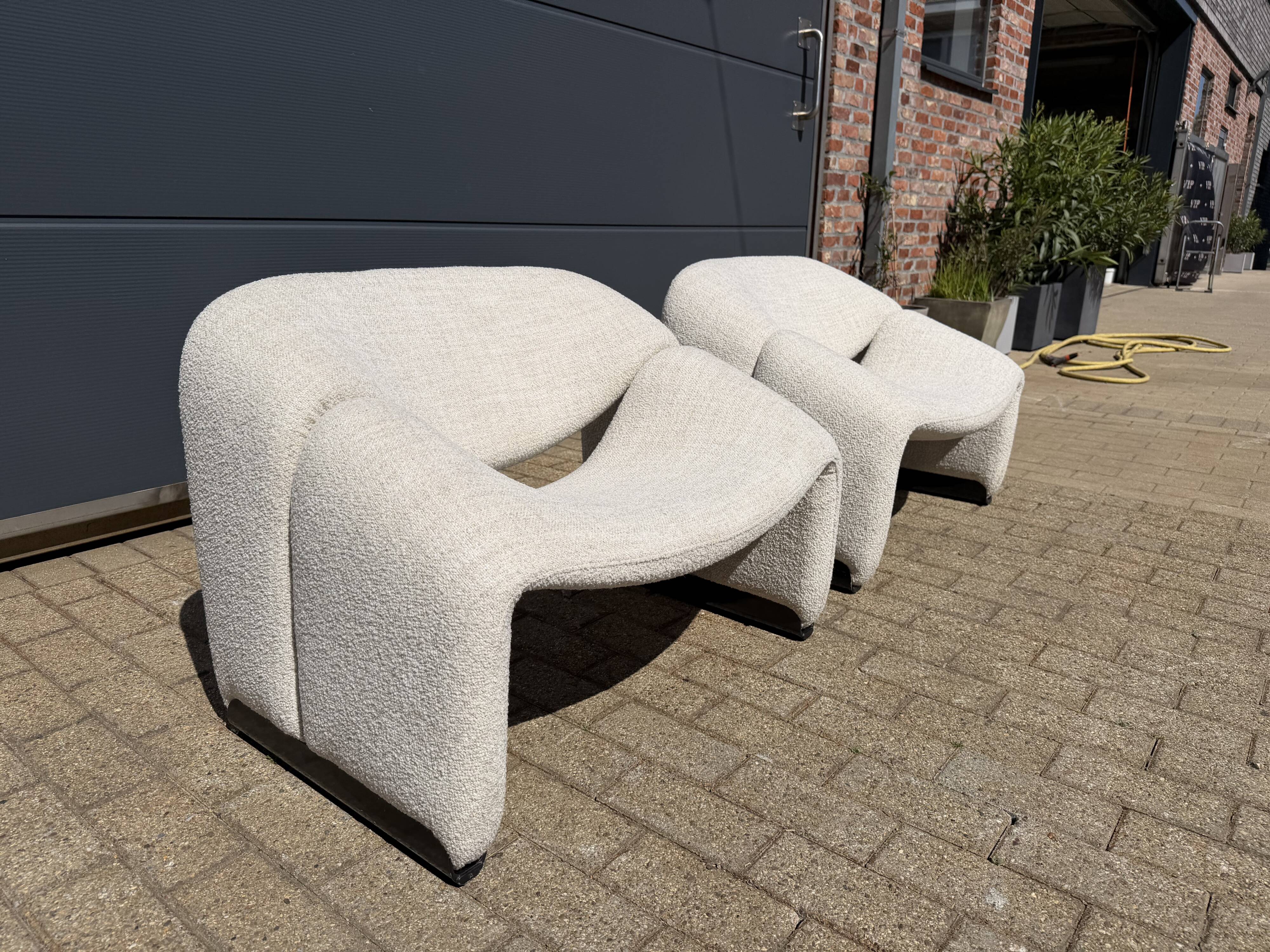 Artifort F598 Groovy armchairs in excellent condition!! Pierre Paulin