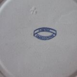 Dessert plate earthenware Sarreguemines