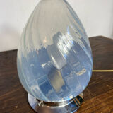 Suspension en verre et métal Art Déco