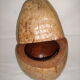 Ice bucket, naturalized coconut from 1970