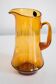 Large Yellow Retro Mid-Century Pot, Glass, Europe, 1960s