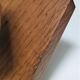 Pair of bookends style Art Deco oak decoration dice