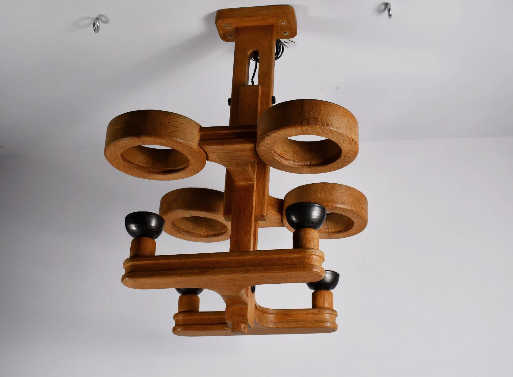 Large ceiling light by Guillerme et Chambron for Votre Maison