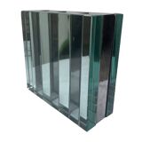 Vintage Vase • Gallotti & Radice • Glass • Mirror • Steel • 1950-1970