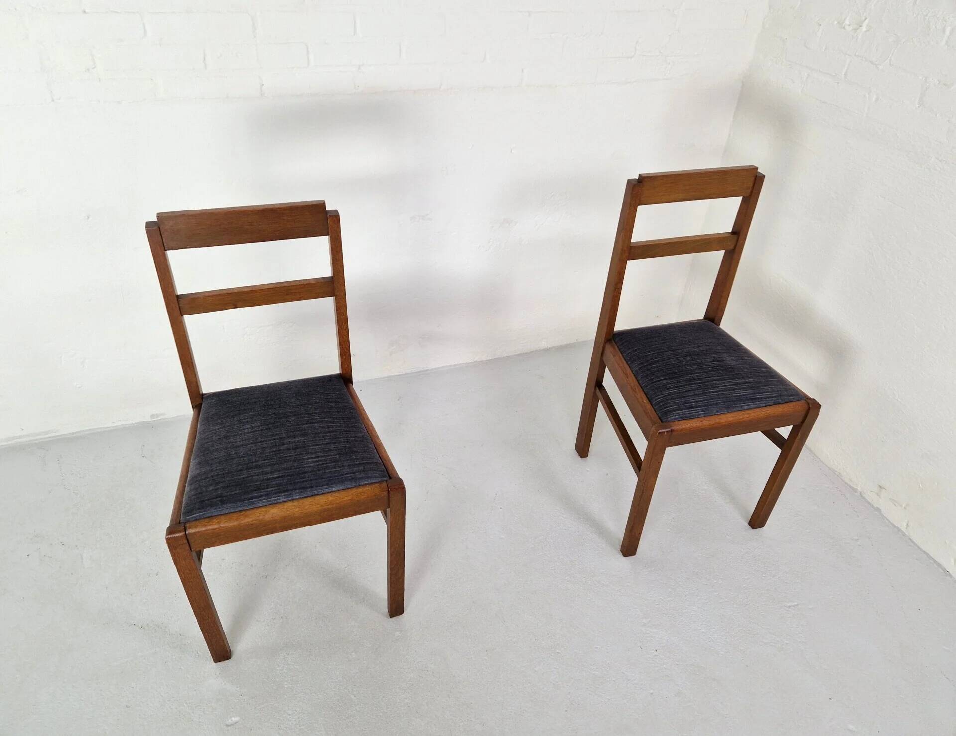 Pair of Art Deco side chairs