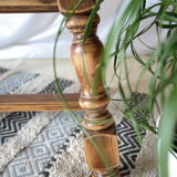 Country coffee table western vintage oak