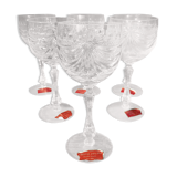 Box 6 water glasses in Lorraine crystal