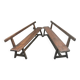 Pair of antique 19th century benches