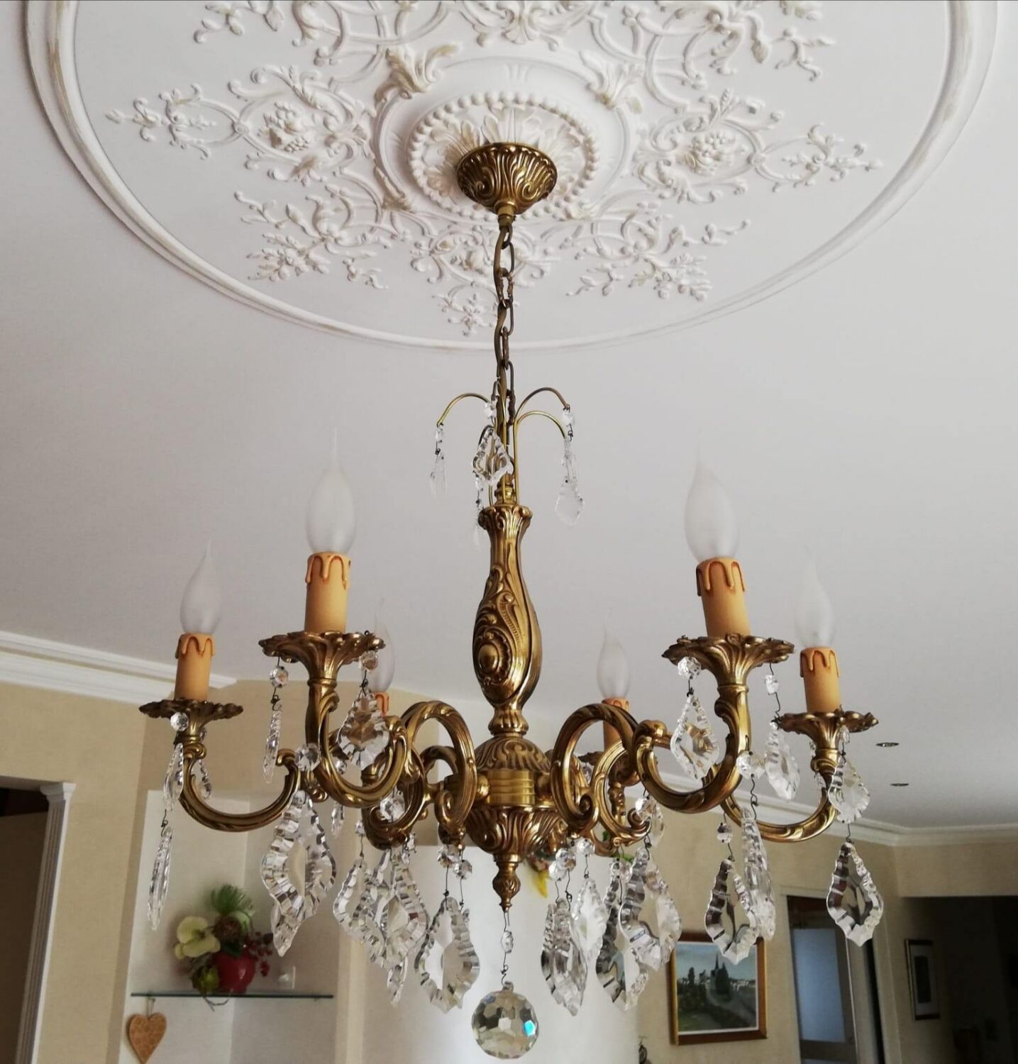 Tassel chandelier