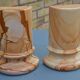Pair of marble bookends