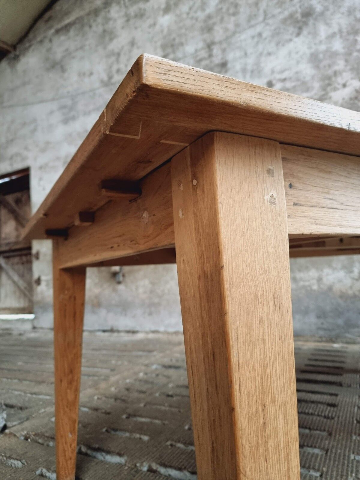 Old oak table dining table XXL