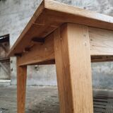 Old oak table dining table XXL