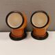 A set of EPOKE II wall lights, designed by Michael Bang for Holmegaard Denmark 1975-1981.