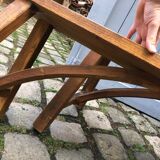Pair of solid oak benches