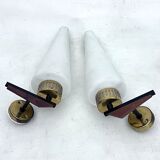 Mid-Century pair of sconces, Italy 1950s