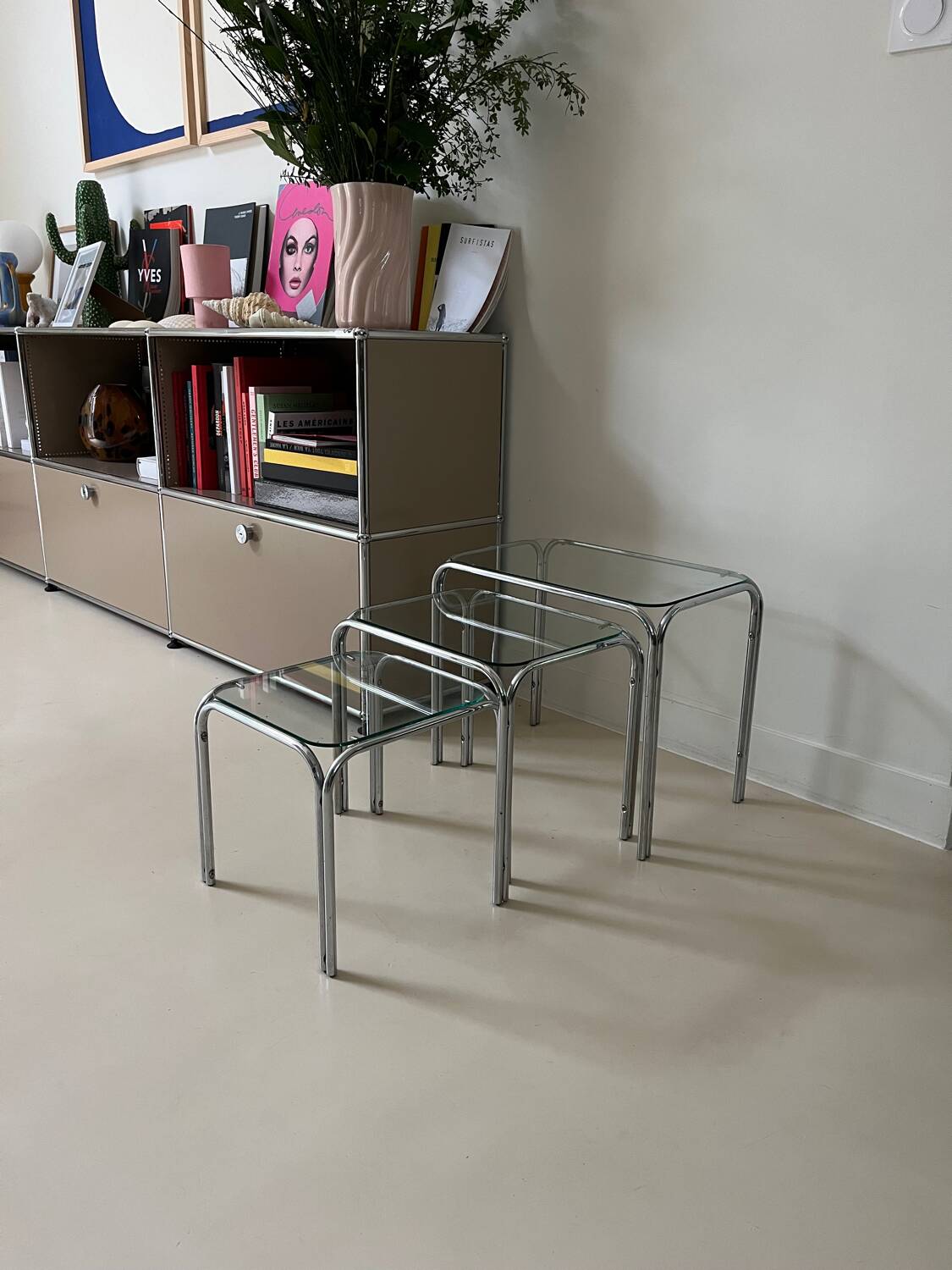 Three nesting tables