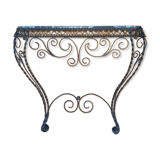 Wrought iron console