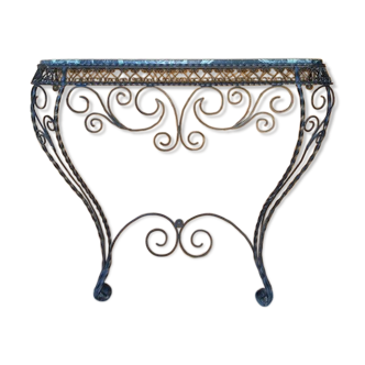 Wrought iron console