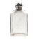 Art Deco hip flask, crystal, France, 1930s