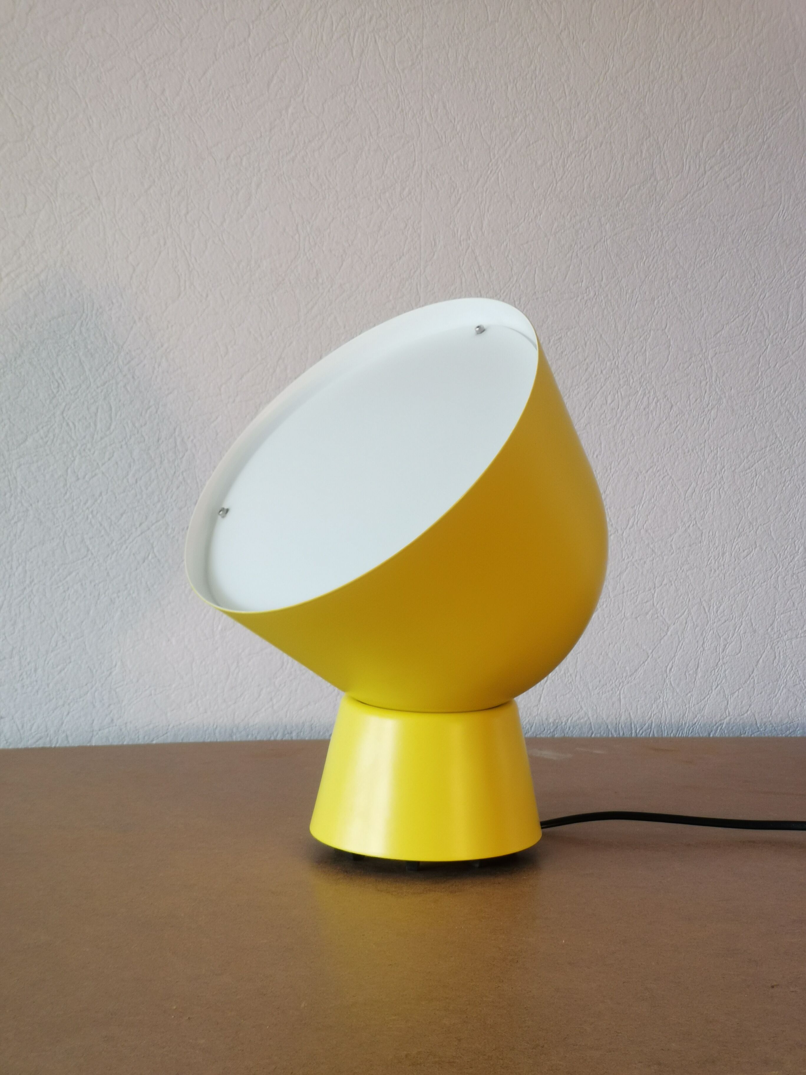 Yellow Scandinavian lamp or wall lamp, Ola Wihlborg for Ikea, 2017.
