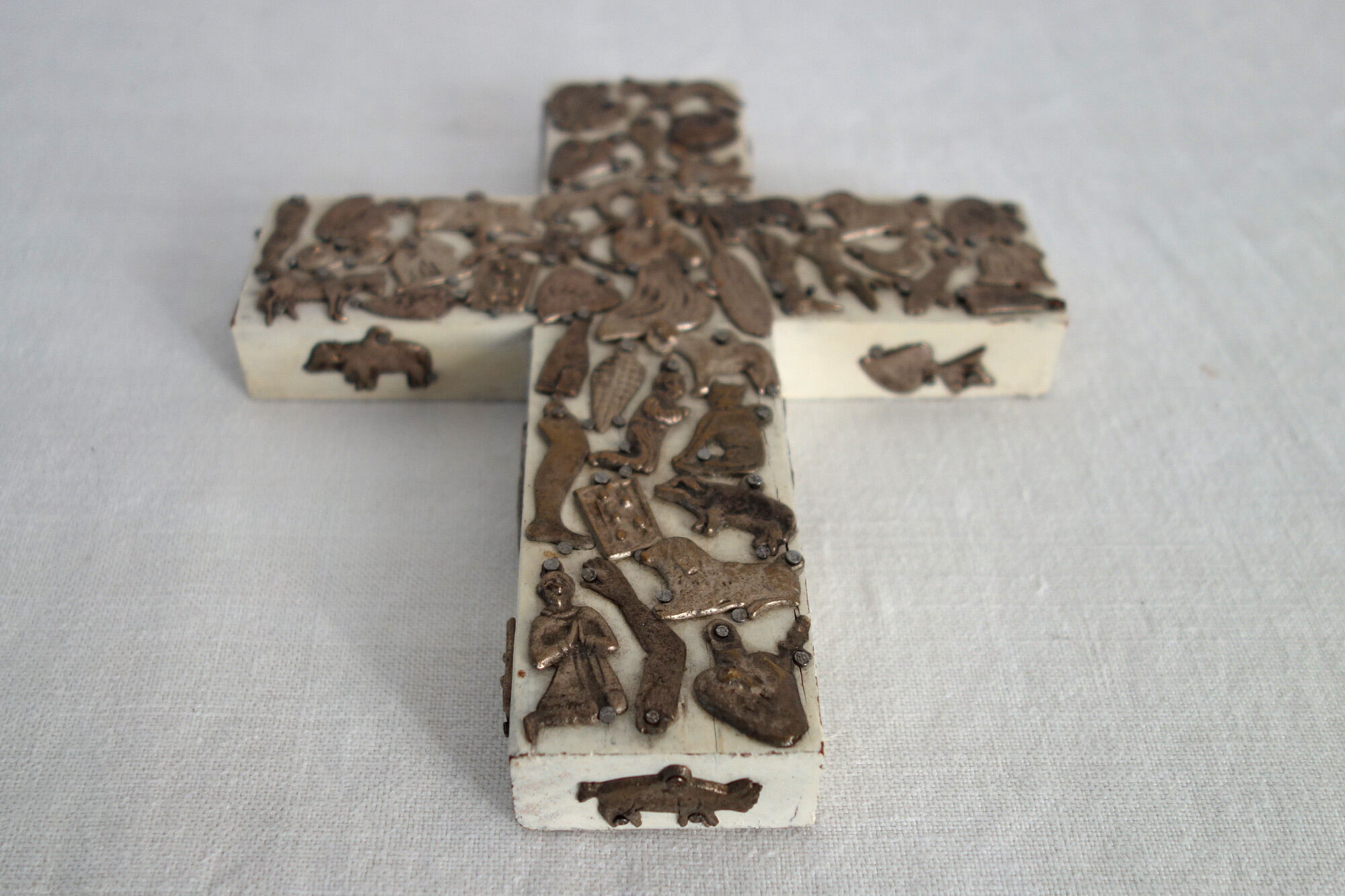 Milagro Cross by Estela Ogazon Religious Folk Art, Mexico