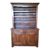 Vaisselier 2 corps en bois fruitier style provincial, XVIIIe