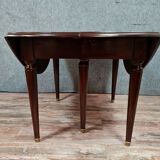 Table 6 legs directoire with mahogany extensions (nineteenth century)