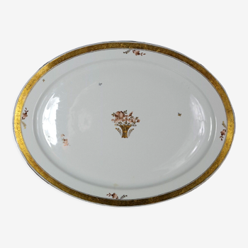 Plat porcelaine Royal Copenhagen vers 1920-1935 48x36 cm SB1