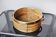Rattan and brass basket, Italy, 1970