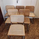 Lot of 6 chairs Breuer cesca b32