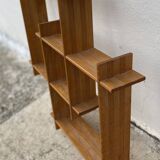 Small vintage modernist asymmetrical wall shelf 1980