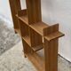 Small vintage modernist asymmetrical wall shelf 1980