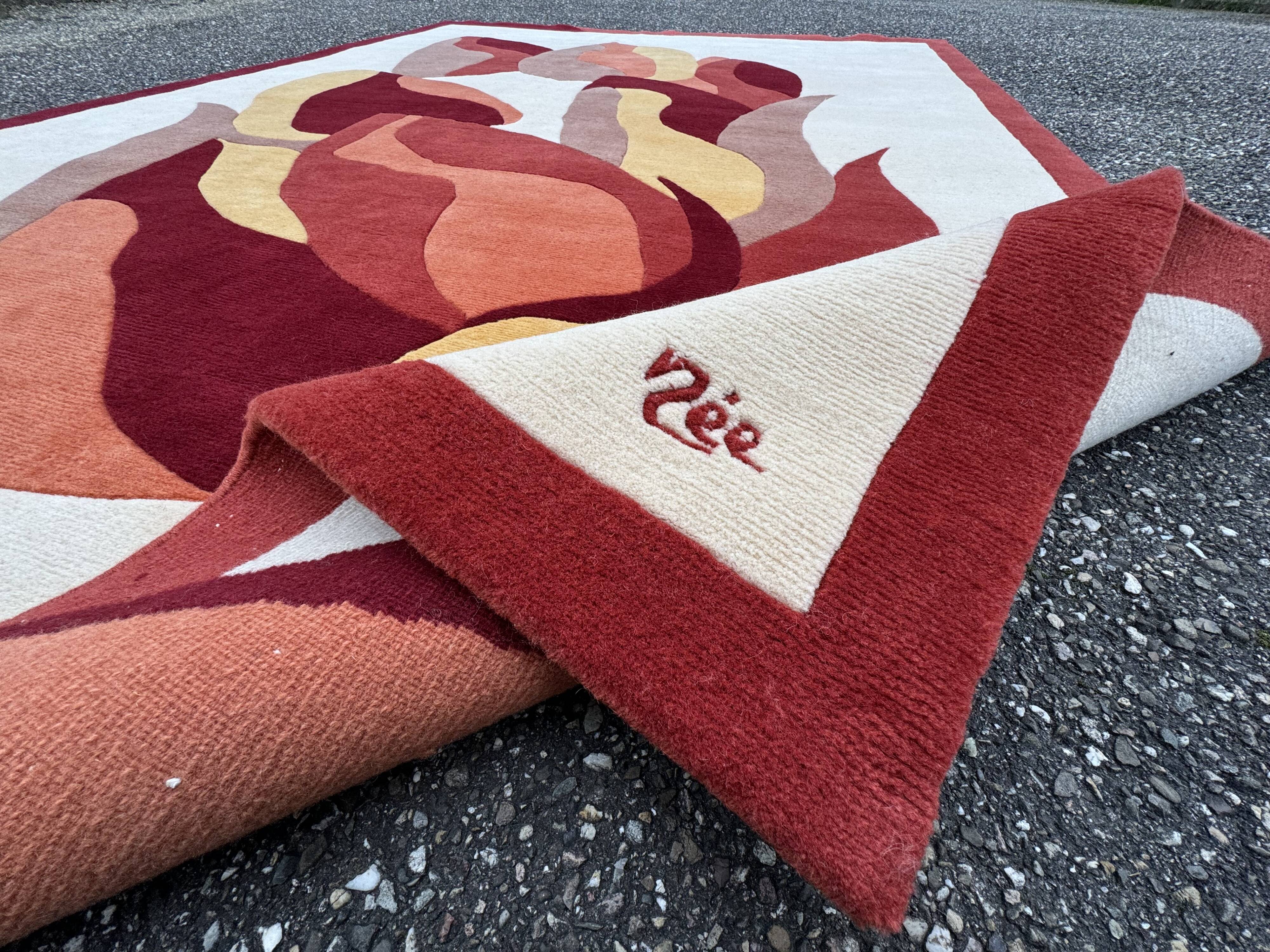 Art Deco Aubusson Rug by Paulette Née