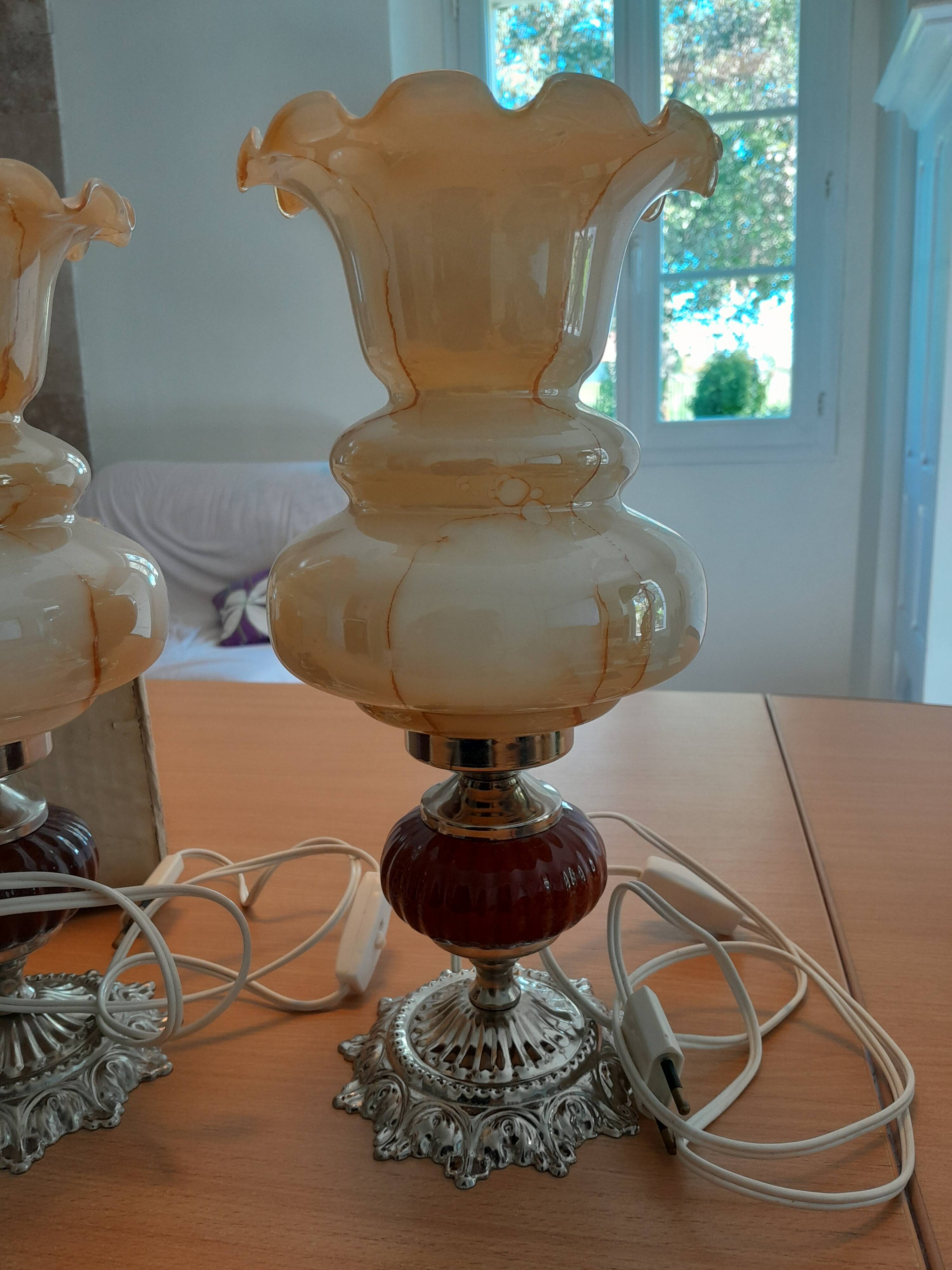 un lot de 2 lampes